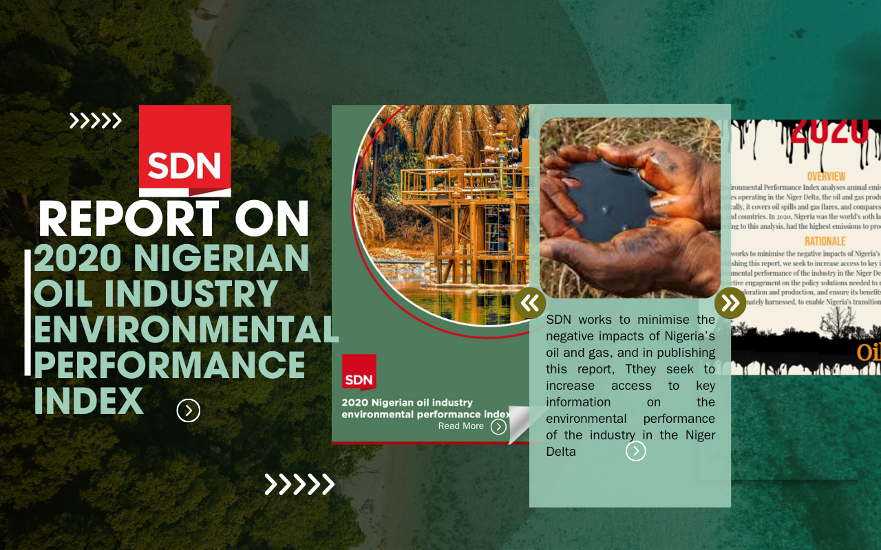 SDN-Report: 2020 Nigerian oil industry environmental performance index